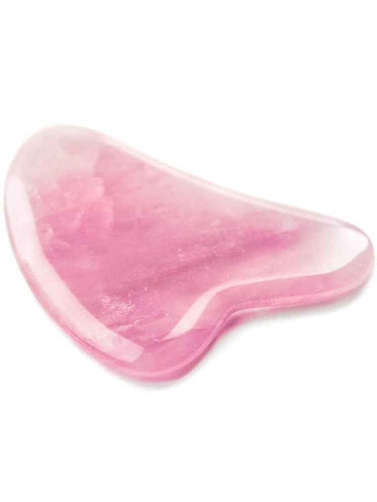Beautiliss Rose Quartz Gua Sha Face Massage Tool-image-3
