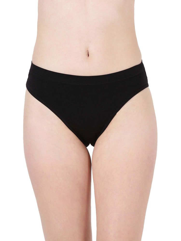 BLOSSOM Black Solid Regular Brief-picture-32