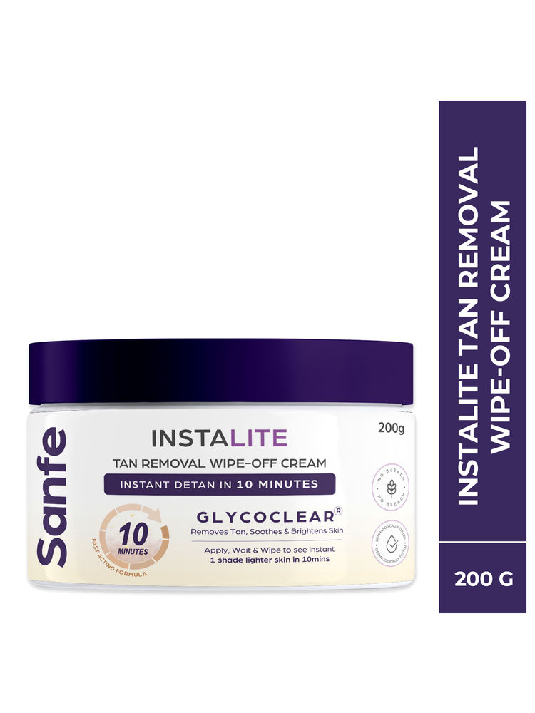 Sanfe Instalite Detan Wipe Off Body Cream, Tan Removal Detan Cream, 0.5% Kojic Acid & 0.3% Arbutin-picture-9