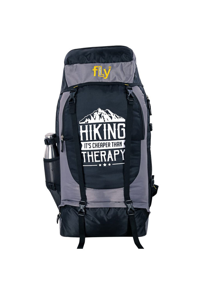 Leather World Rucksack Travel Backpack for Trekking with Shoe Compartment for Men and Women (L)