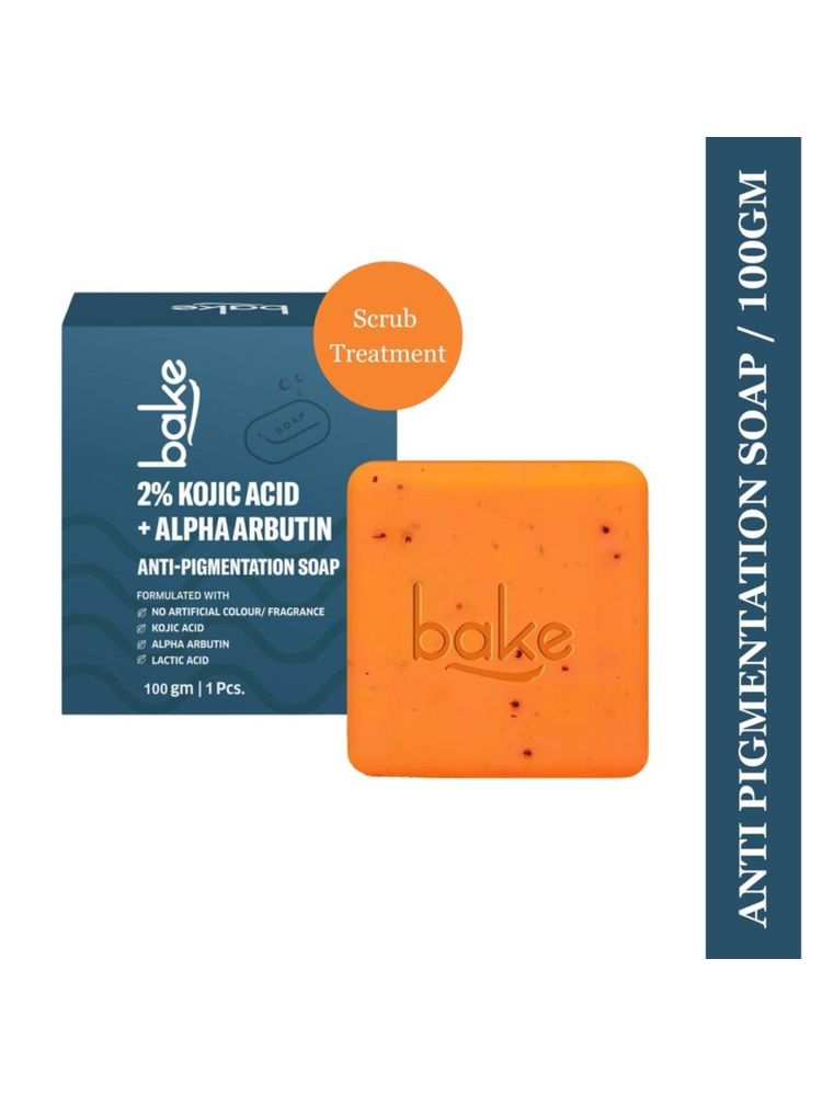 BAKE 2% Kojic Acid Soap For Pigmentation, Dark Spots & Tan Removal