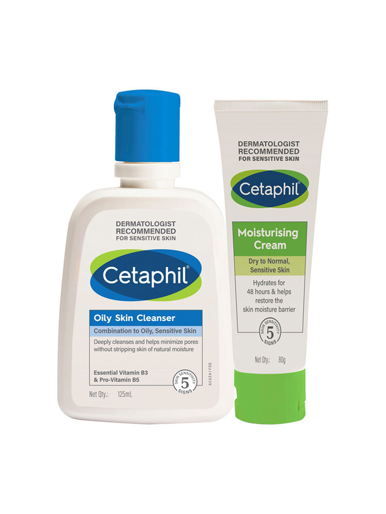 Cetaphil Oil Skin Cleansing & Moisturizing Combo