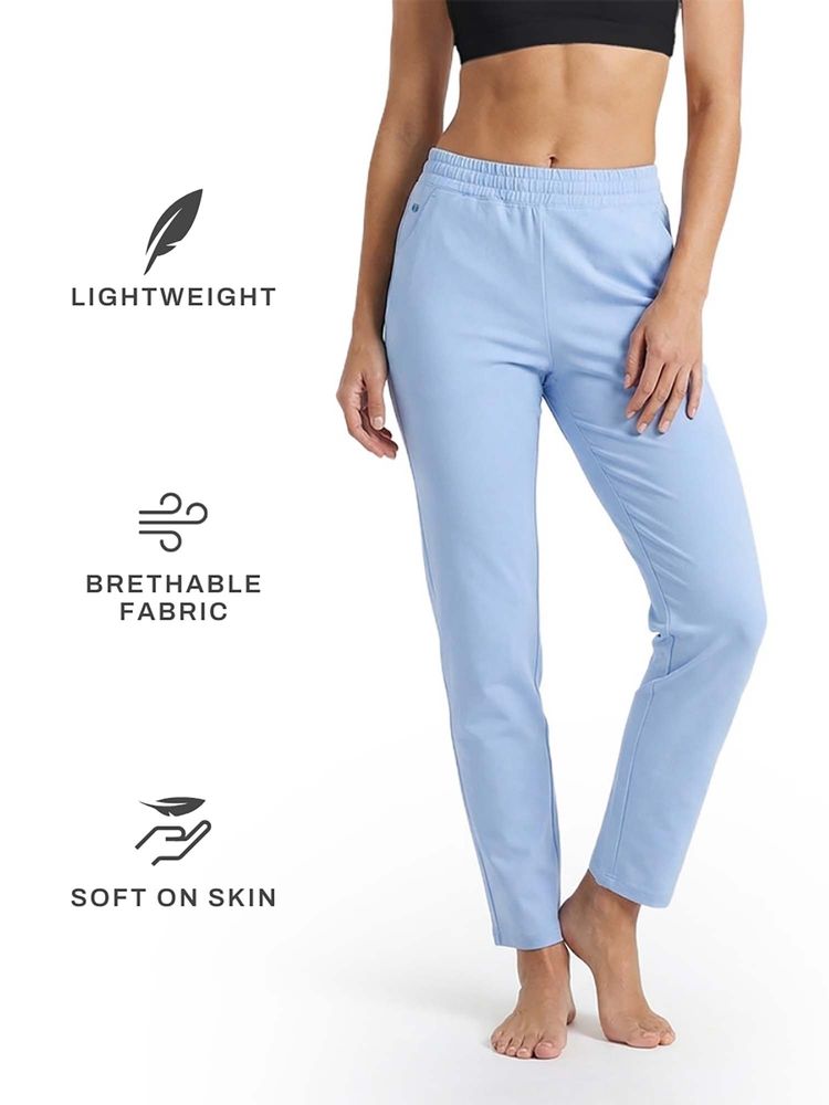 Tego Blue Elastomultiester Solid Women Trackpant-picture-10