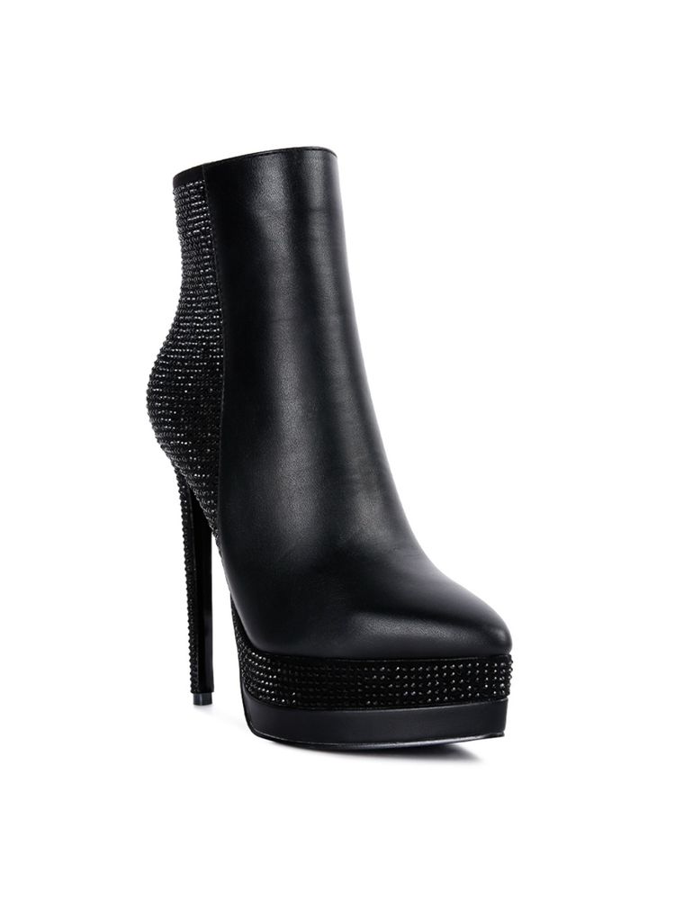 London Rag Embellished Black Casual Boots-picture-24