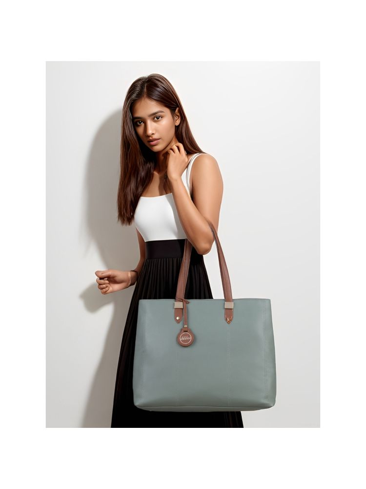 Toteteca Womens Blue Office Shoulder Bag-picture-15