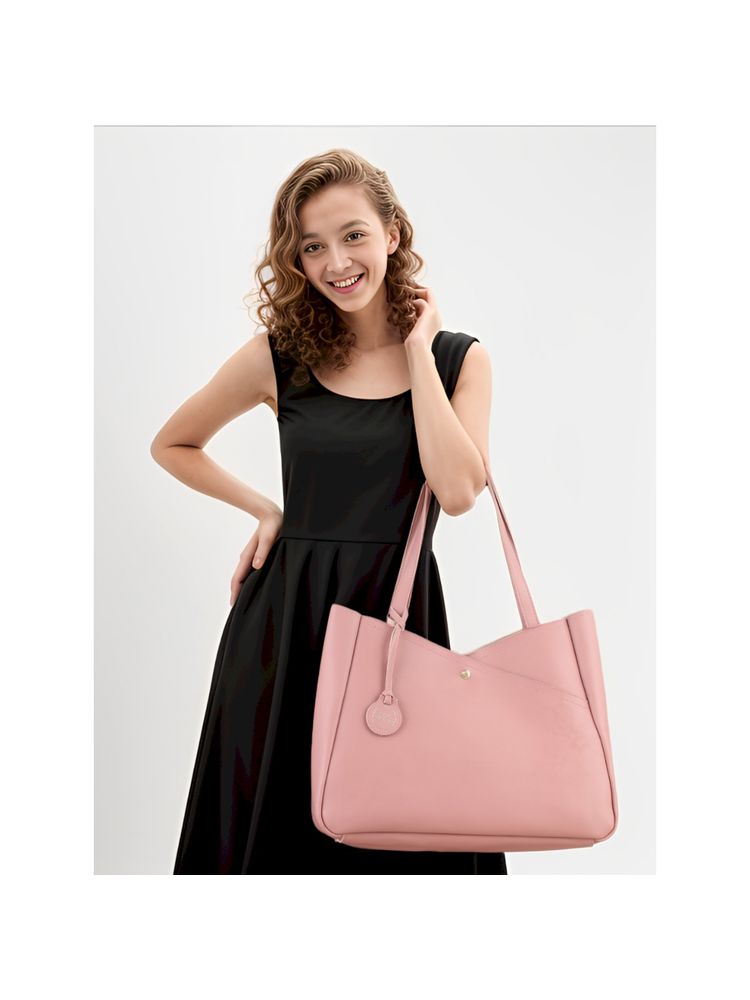 Toteteca Womens Pink Urban Shoulder Bag-image-33