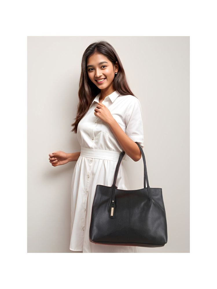 Toteteca Womens Black Classic Shoulder Bag-picture-28