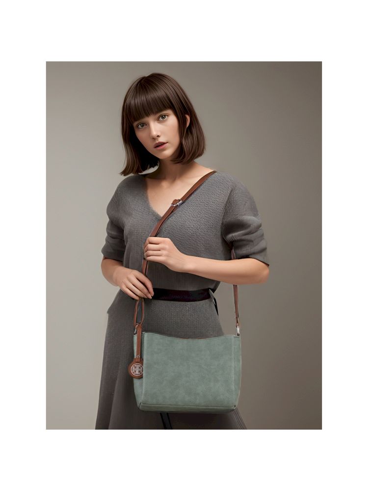 Toteteca Womens Green Multicompartment Sling Bag-picture-33