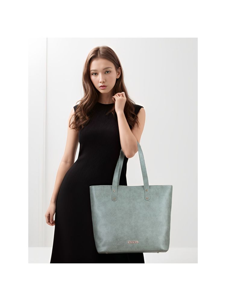 Toteteca Womens Green Chic Tote Bag-picture-34