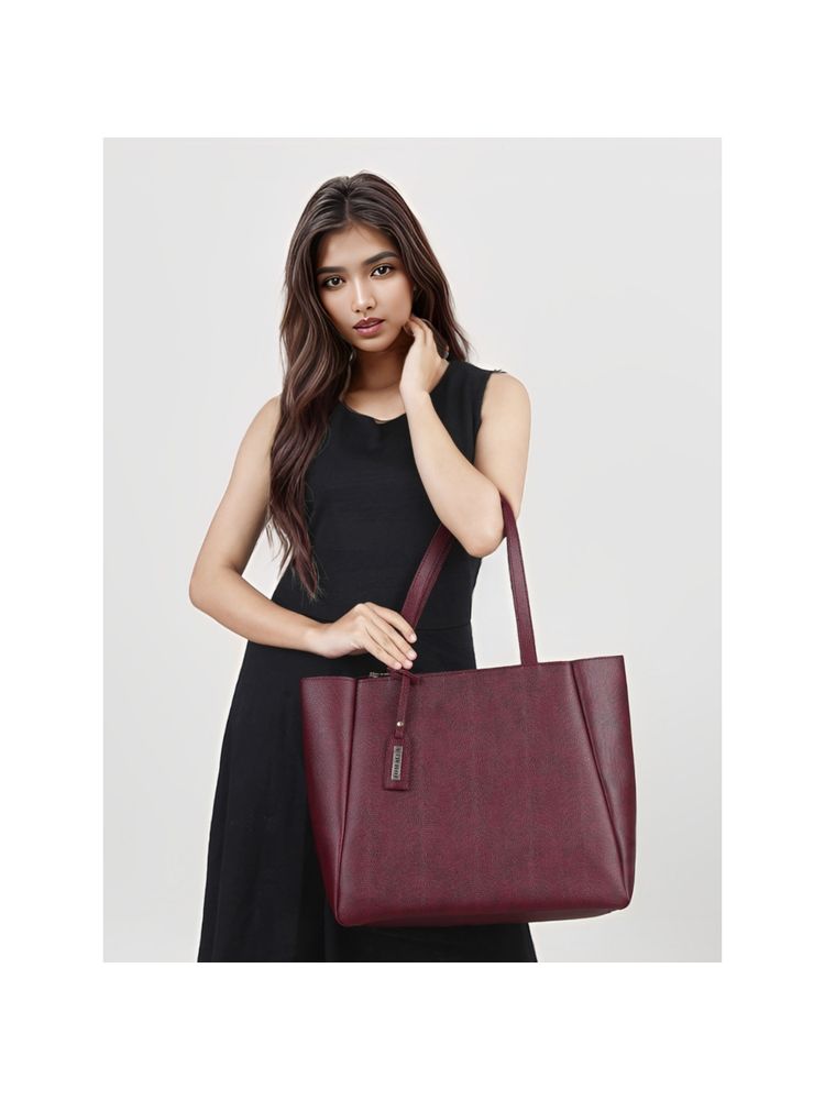 Toteteca Womens Maroon Urban Tote Bag-picture-15