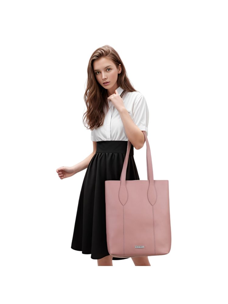 Toteteca Womens Pink Weekend Tote Bag-image-47