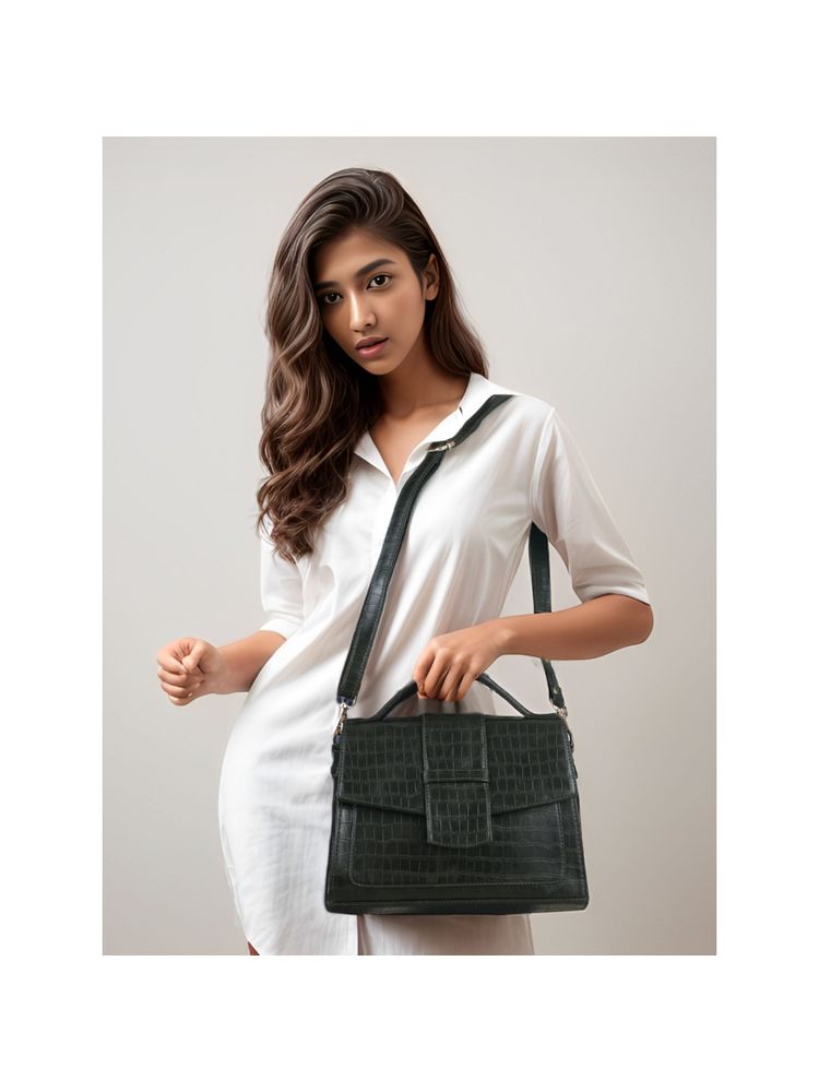 Toteteca Womens Green Formal Sling Bag-picture-10