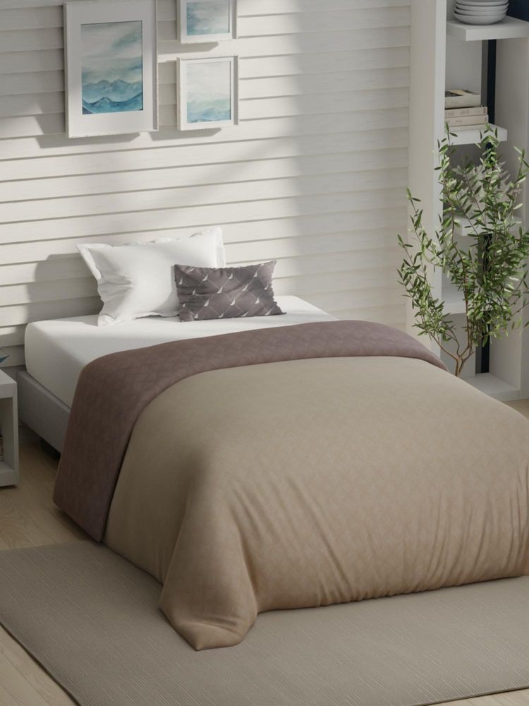 nautica accessories Nautica Beige Super Soft Cotton Fabric Comforter-picture-26
