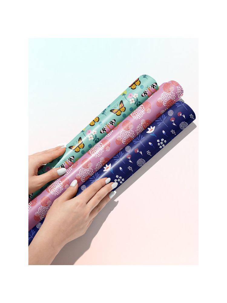 Doodle Collection Premium Wrapping Paper for Gift Packing for all occasions -FloralFancy 1