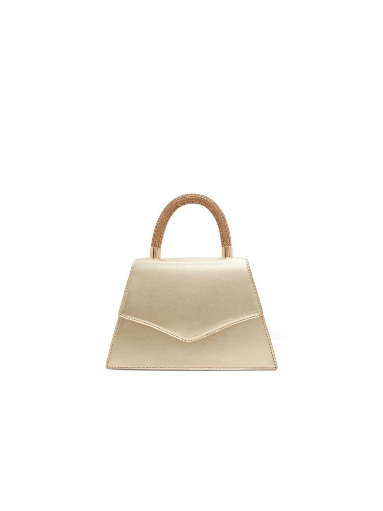 Call It Spring More Is More Gold Top Handle Satchel Bag (S)-picture-16