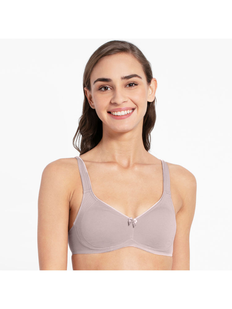 Jockey 1250 Wirefree Non Padded Cotton Elastane Everyday Bra - Mocha-picture-16