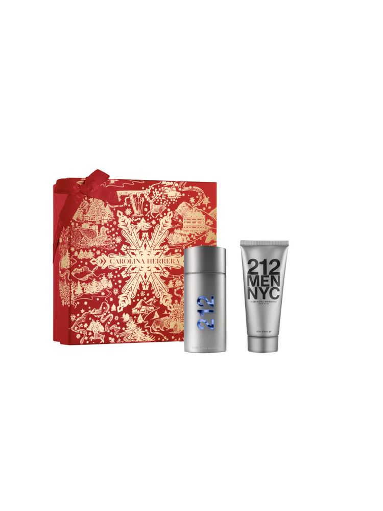 Carolina Herrera 212 Men Nyc Eau De Toilette With After Shave Gel-picture-21