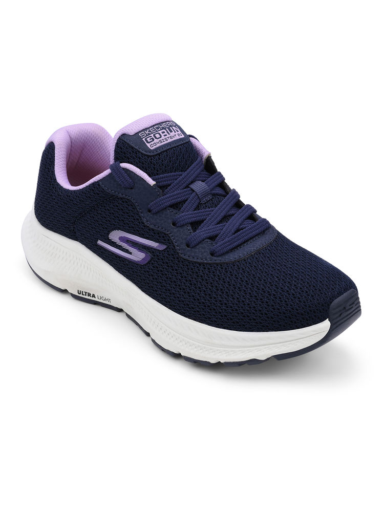 SKECHERS Women Go Run Consistent 2 Sports Running Shoes-Navy Blue-picture-12