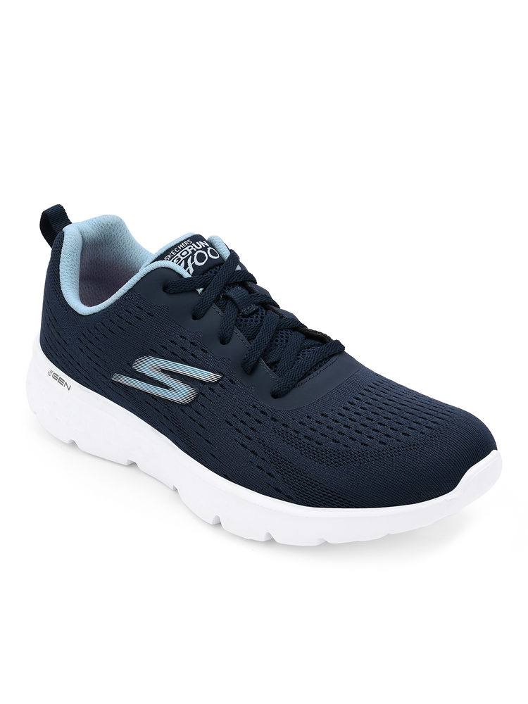 SKECHERS Women Go Run 400 Sports Running Shoes-Navy Blue
