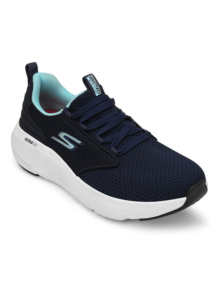 SKECHERS Women Go Run Elevate Sports Running Shoes-Navy Blue-image-4