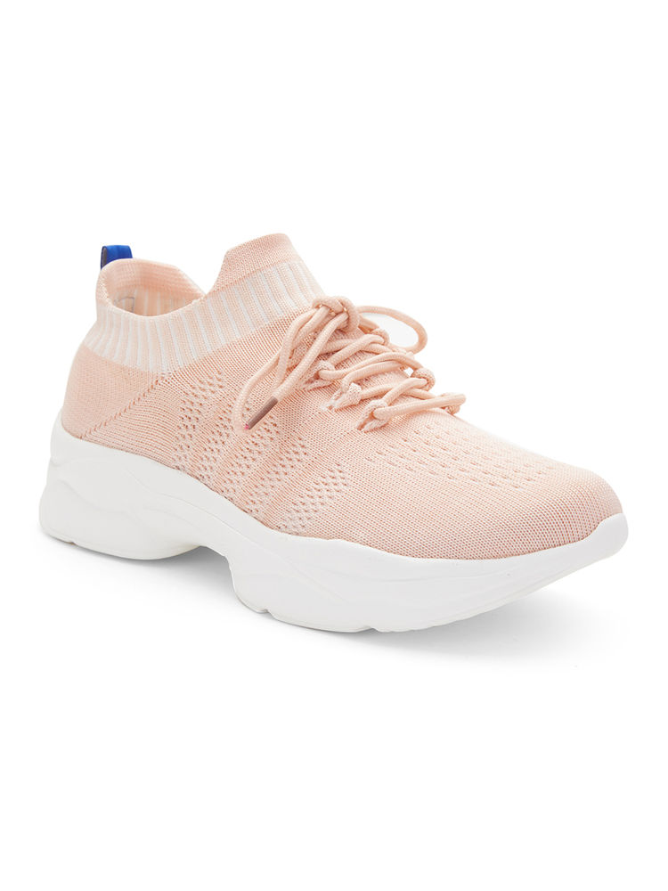 roar for good Peach Lace-Up Walking Shoes for Women Made from Recycled PET Bottles-picture-14