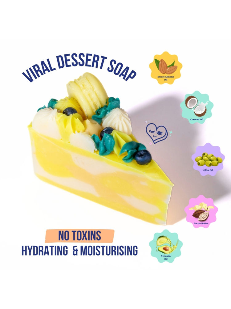 The Sass Bar Lemon Blueberry Cake Soap-image-3