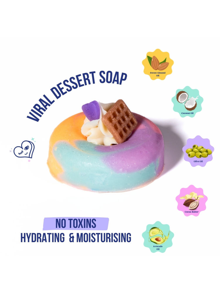 The Sass Bar Whipped Cream Sunset Donut Soap-picture-15