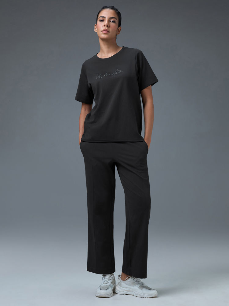 Technosport Womens Sport Black Tracksuit-image-36