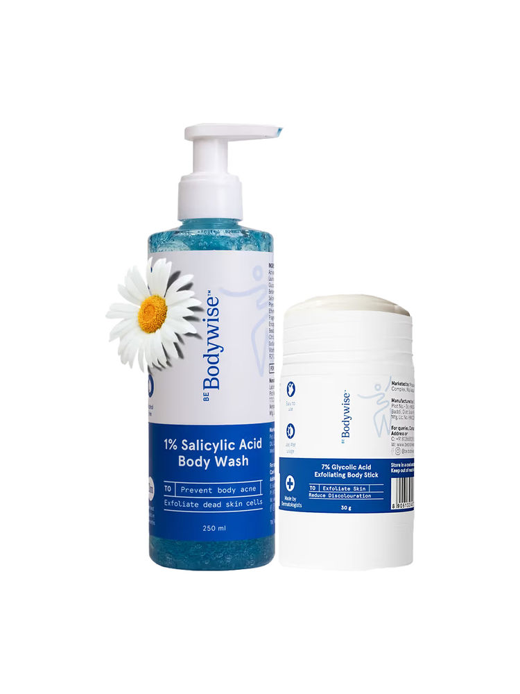 Be Bodywise Body Acne & Strawberry Skin Repair Kit - Glycolic Stick + Salicylic Acid Body Wash-picture-27