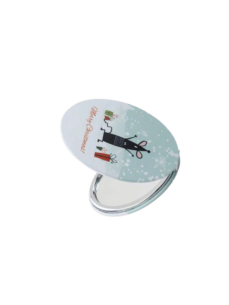 Gorgio Porfessional Oval Mini Mirror - Traveler GOM 0105 (Colour and Design May vary)