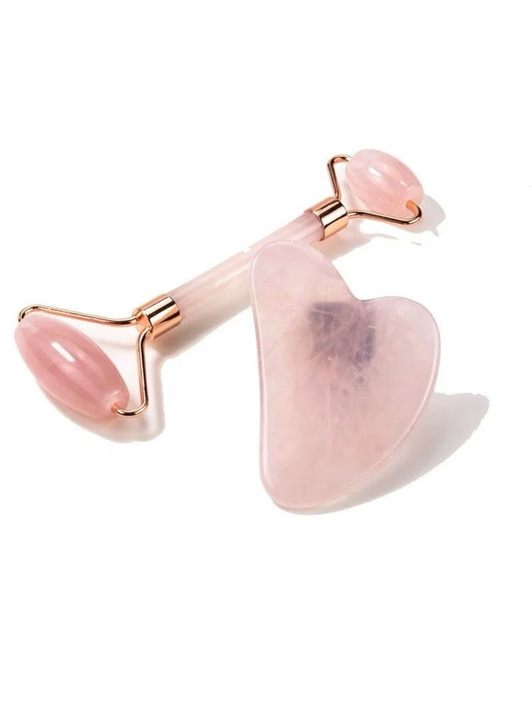 Gorgio Professional Jade Roller Gua Sha Set Face Massager - GP00511 (Colour /Shape May Vary)-picture-15