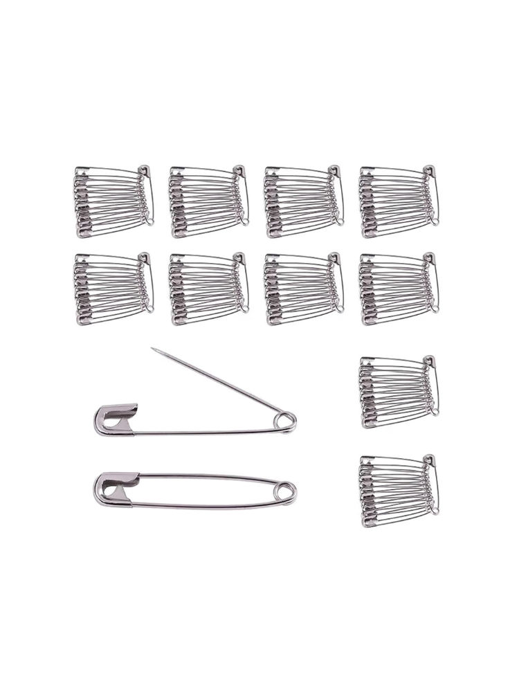 Gorgio Professional Multipurpose Safety Pins GSP387 (Colour & Shape May Vary)