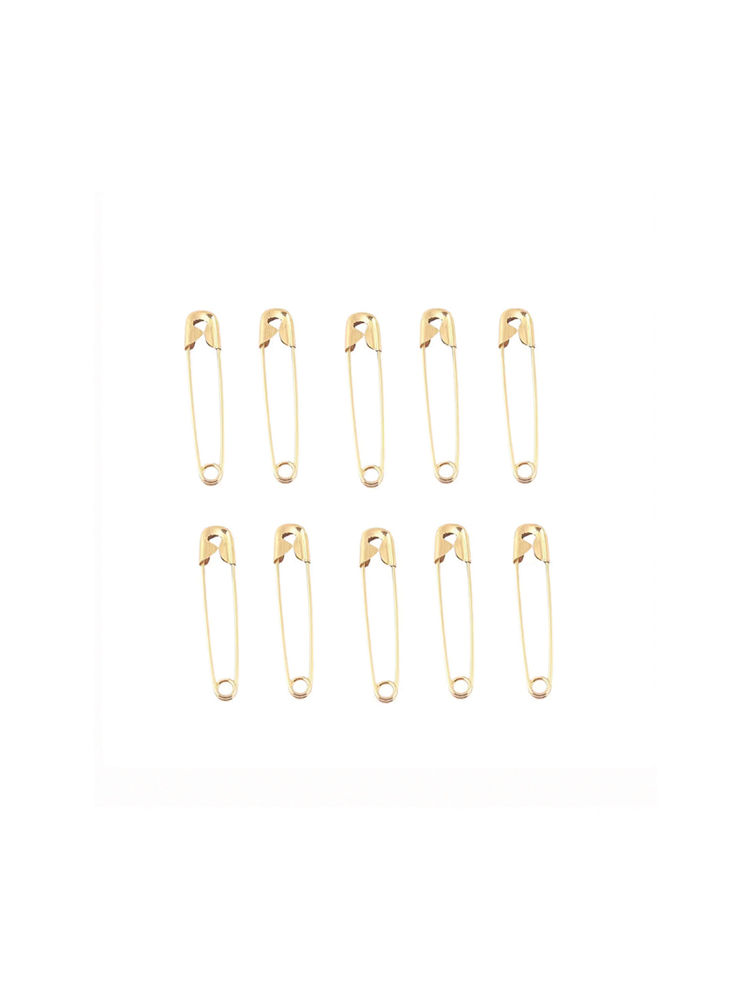 Gorgio Professional Multipurpose Copper Rose Gold Safety Pins ECO0137 (Colour & Shape May Vary)