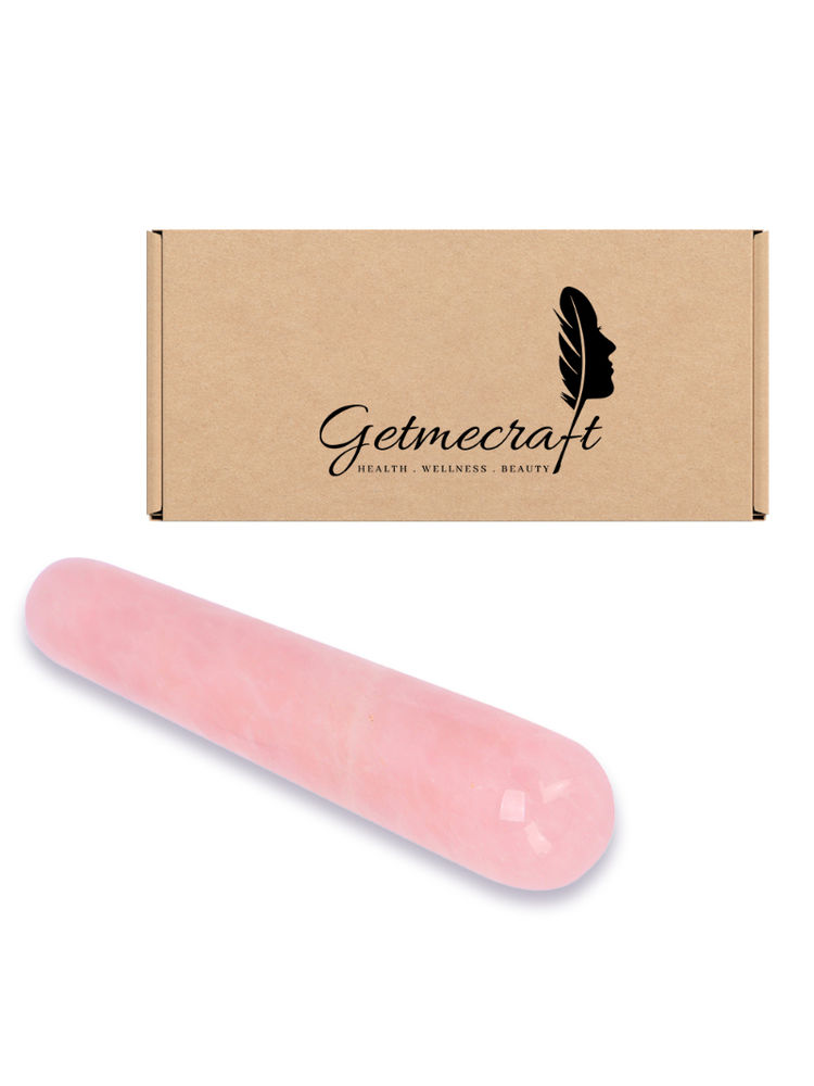 Getmecraft Rose Quartz Wand Gua Sha Tool-image-1