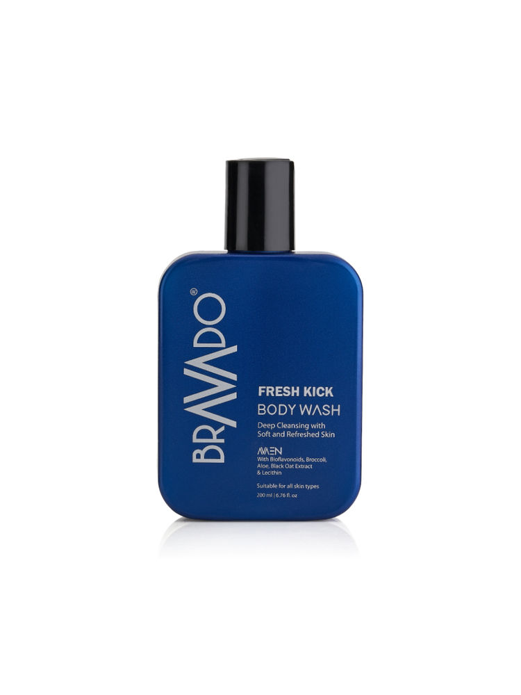 Bravado Fresh Kick Body Wash, Deep Clean, Intense Hydration, Moisturizes Normal, Dry & Rough Skin-picture-21