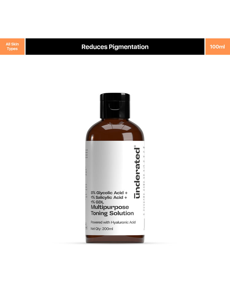Underated Multipurpose Toning Solution With 8% Glycolic Acid + 1% Salicylic Acid + 1% GDL-image-37
