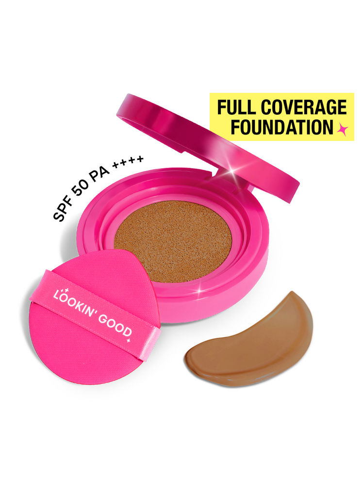 Nykaa Cosmetics Magic Cover Full Coverage Matte Cushion Foundation with SPF 50 - 445Y Deep-picture-27