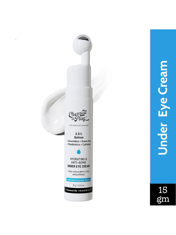 Chemist at Play Hydrating & Anti Aging Under Eye Cream for Dark Circles & Puffiness