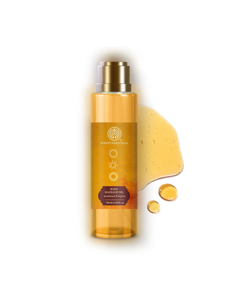 Forest Essentials Sandalwood & Saffron Ayurvedic Body Massage Oil-picture-18