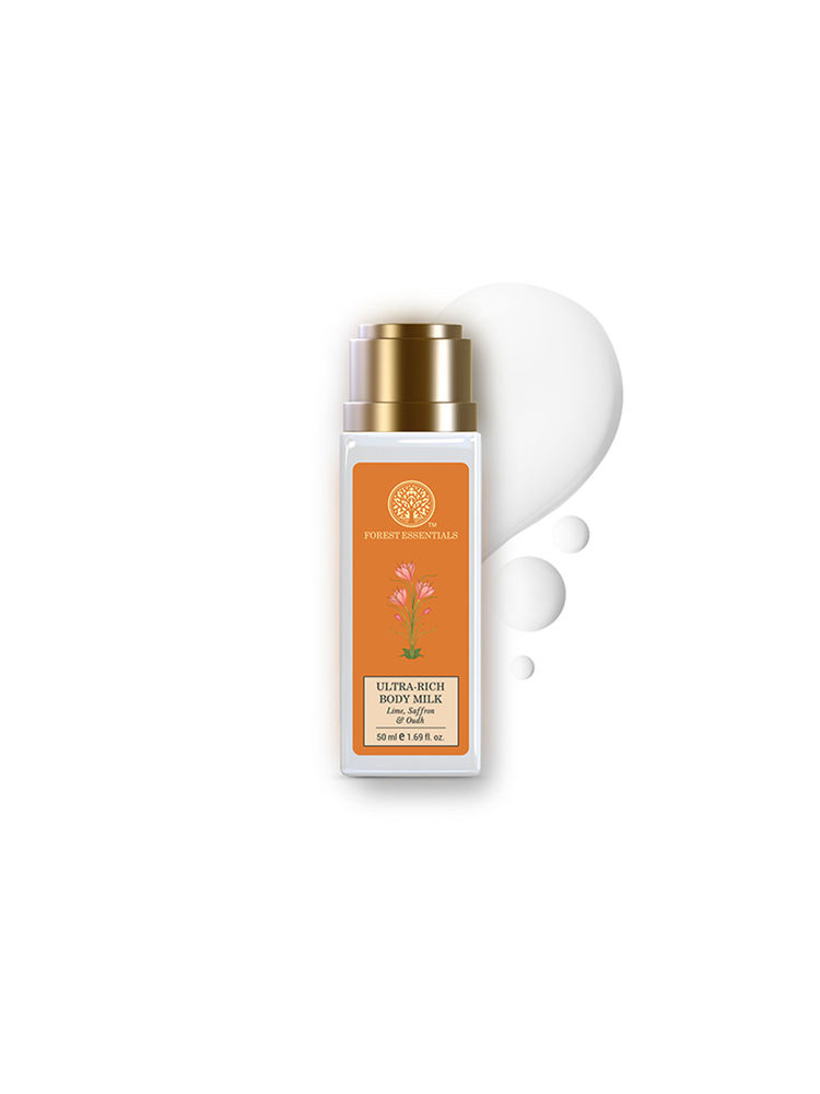 Forest Essentials Ultra-Rich Lime Saffron & Oudh Natural Body Milk-picture-48
