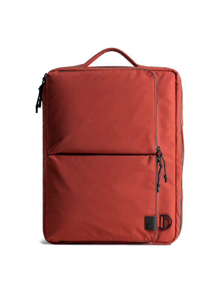 DailyObjects Pivot Meridian Convertible Backpack with Detachable Strap - Rust (M)-picture-10