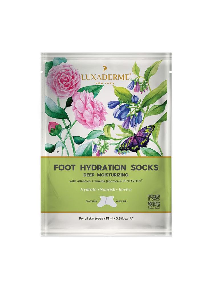 LuxaDerme Deep Moisturizing - Foot Hydration Socks