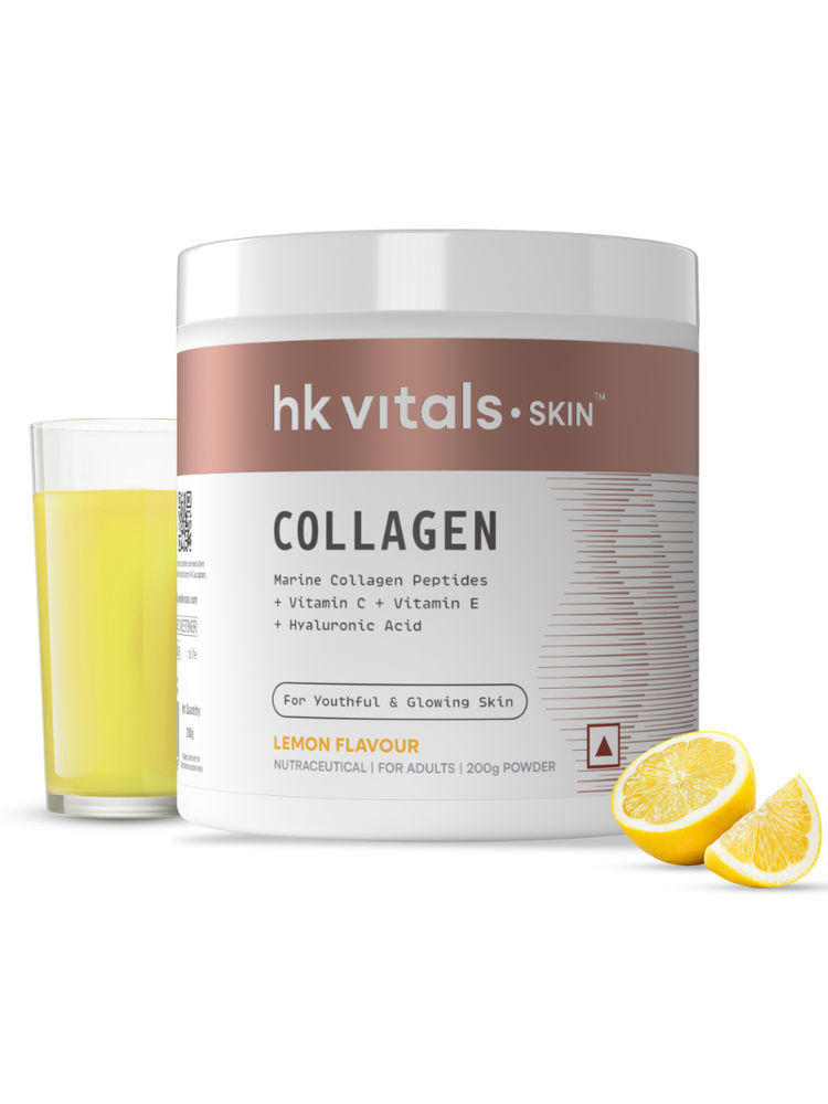 HealthKart Hk Vitals Marine Collagen Peptides Powder - Lemon-picture-23