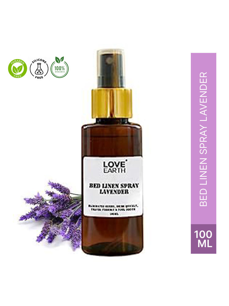 Love Earth Bed Linen Spray Anti-Anxiety Mood Enhancer With Lavender