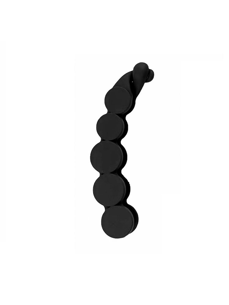 Matra Banana Hair Clip Ponytail Holder French Barrette Vintage Clutcher Big Matte Black-picture-22