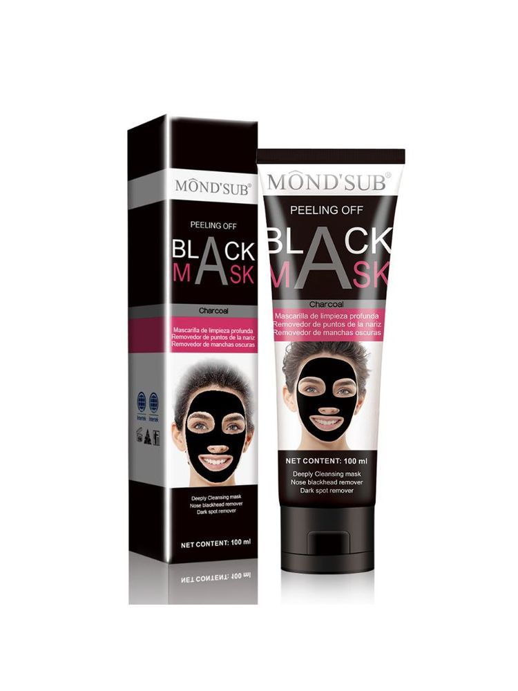 Mond'Sub Peeling Off Black Mask With Volcanic Soil & Charcoal Powder - Pack Of 2