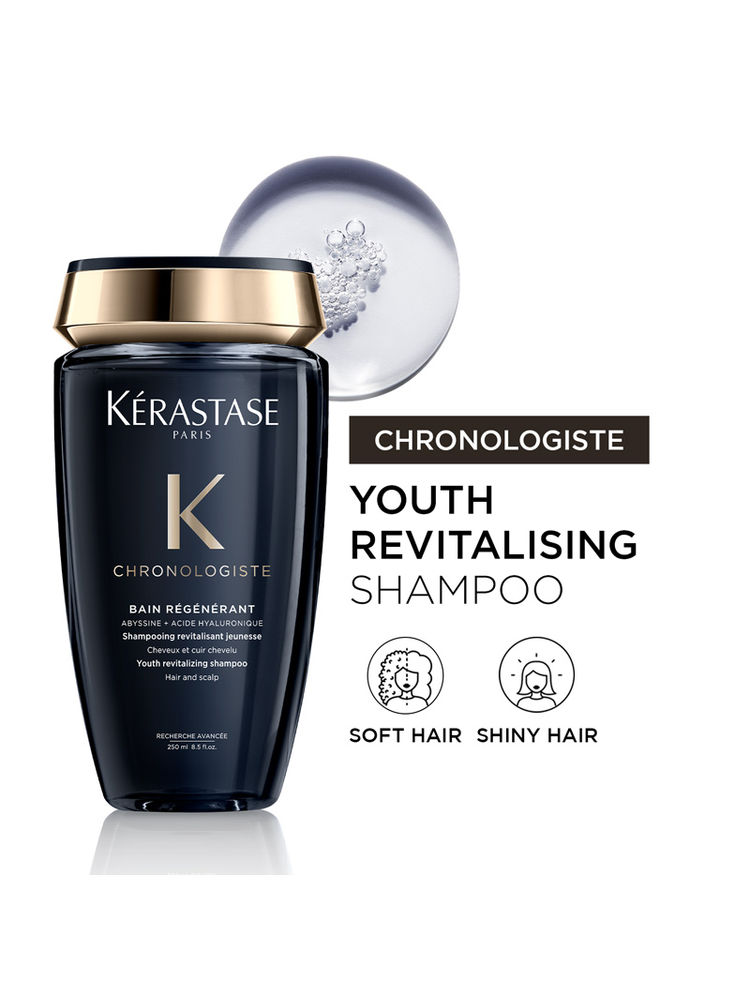 Kerastase Chronologiste Shampoo For Anti-Aging, With Hyaluronic Acid & Vitamin E