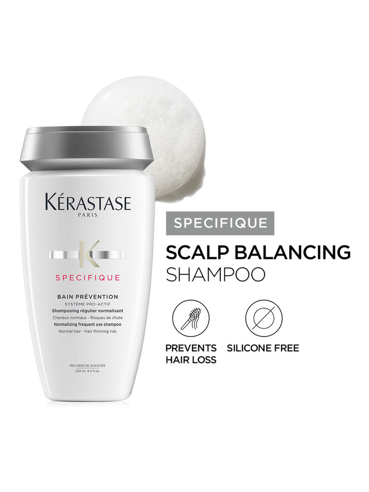 Kerastase Specifique Prevention Shampoo, Reduces Hair-Loss, Adds Volume-image-48