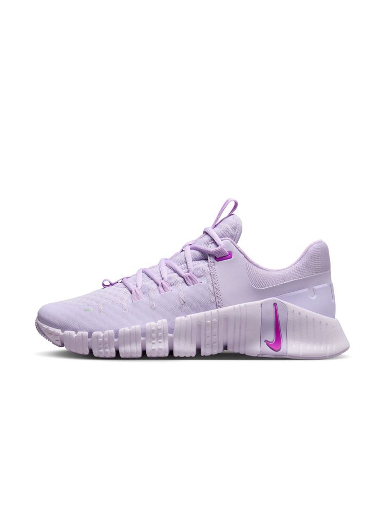 Nike Free Metcon 5 Women Purple Workout Shoes-image-1