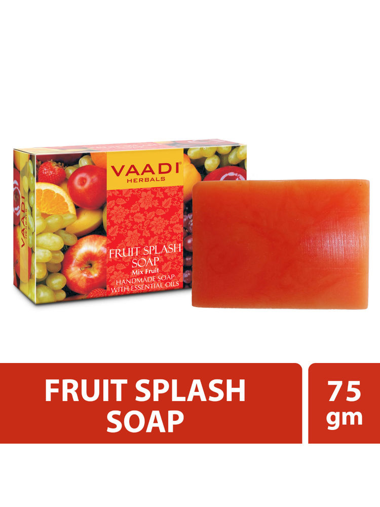 Vaadi Herbals Fruit Splash Soap Mix Fruit Handmade Soap With Essential Oils-picture-44